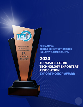 2020 Turkish Electro Technology Exporters Association Export Honor Award