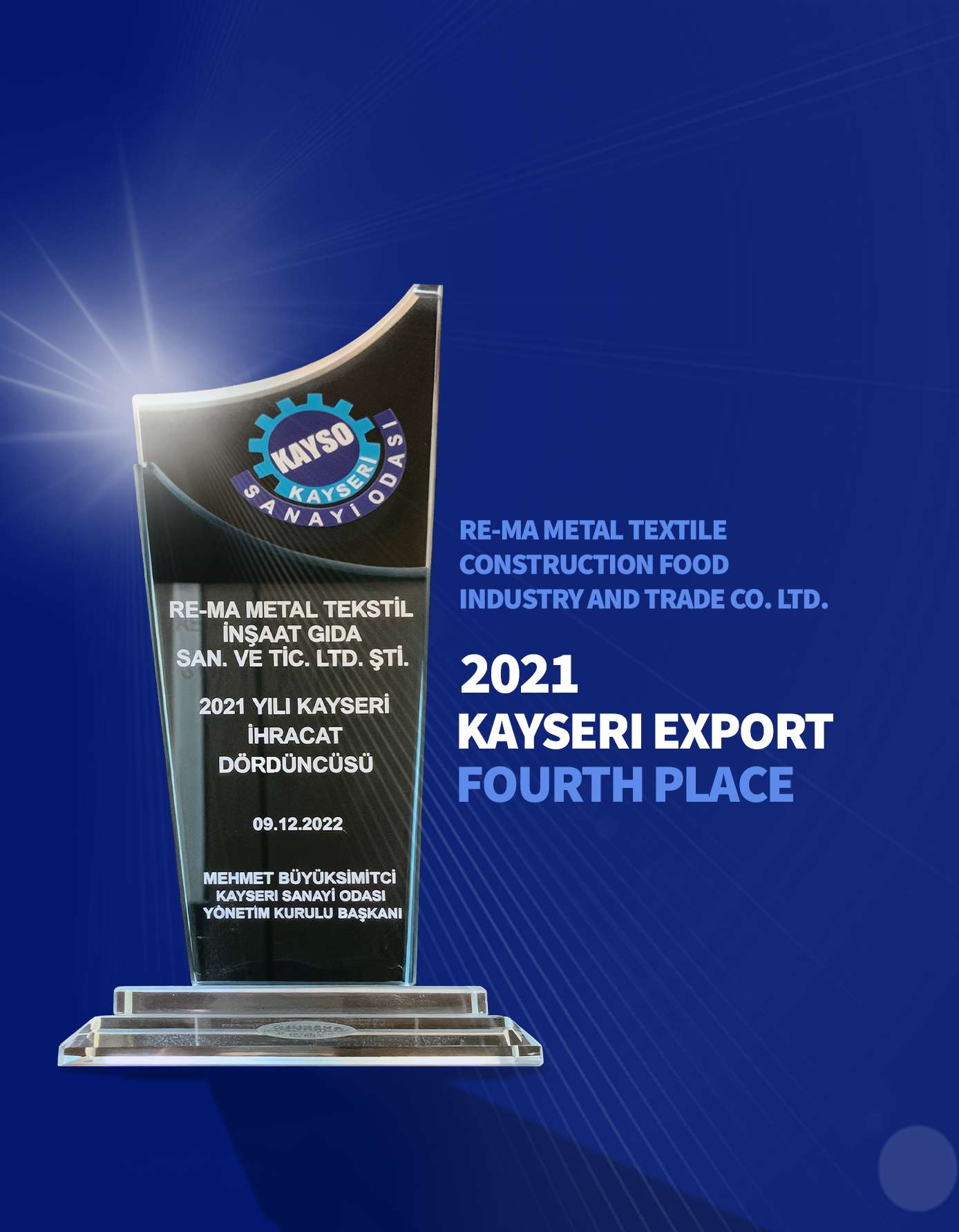 2021 Kayseri Export Second Place